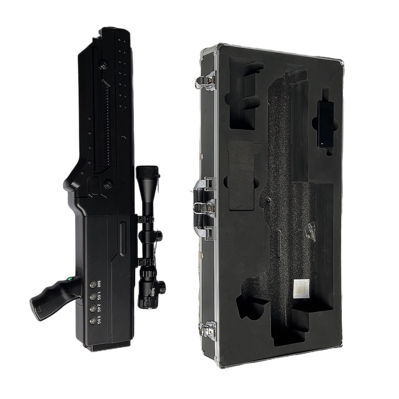  德兴手持便携式枪型低空防御反制四通道A型